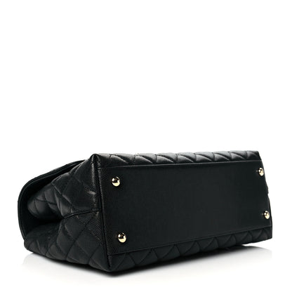 Chanel Caviar Quilted Small Coco Handle Flap Black 4 of 11