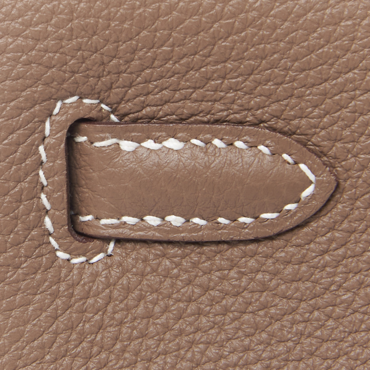 Hermes Togo Kelly Retourne 25 Etoupe 12 of 33