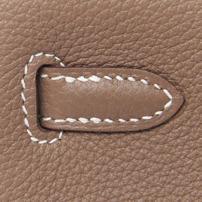 Hermes Togo Kelly Retourne 25 Etoupe 12 of 33