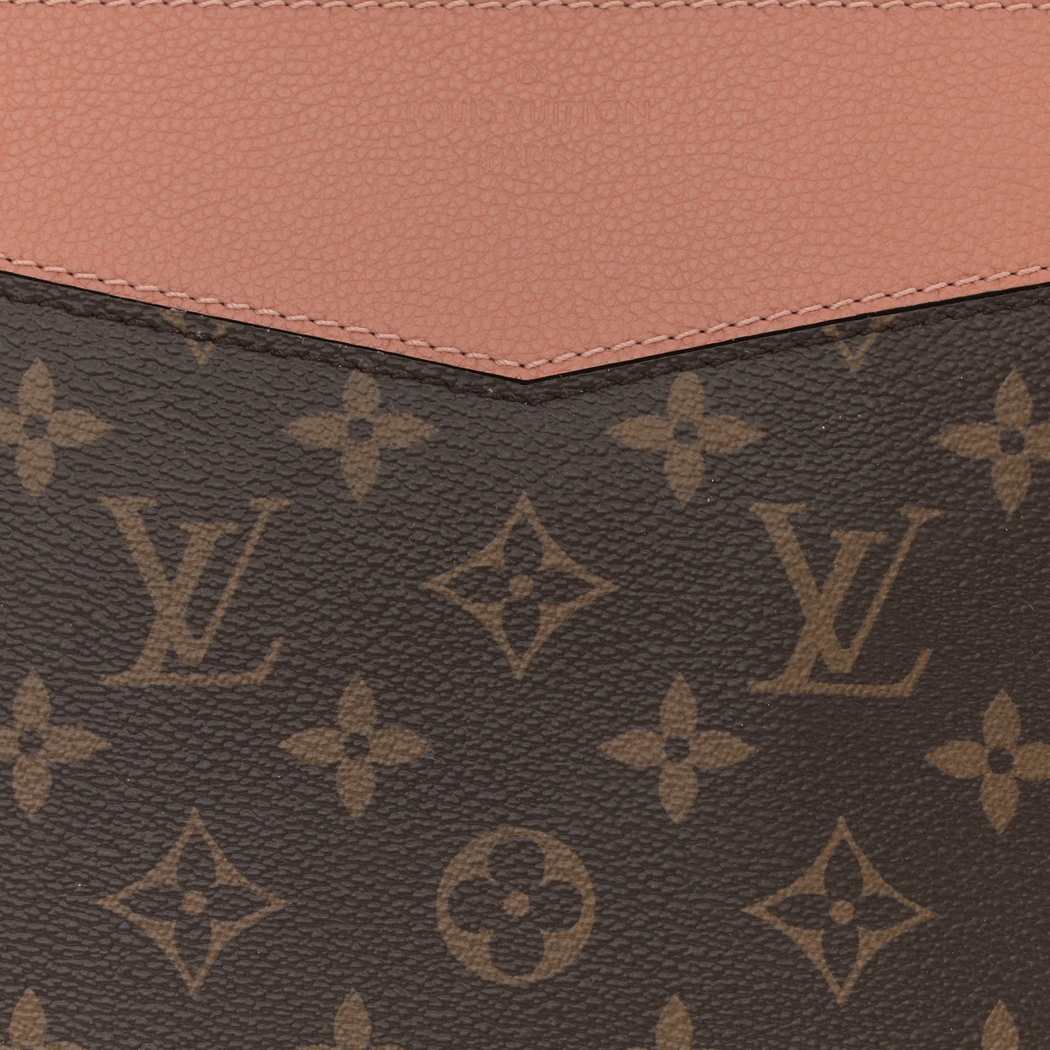 Louis Vuitton Monogram Daily Pouch Peach 8 of 9