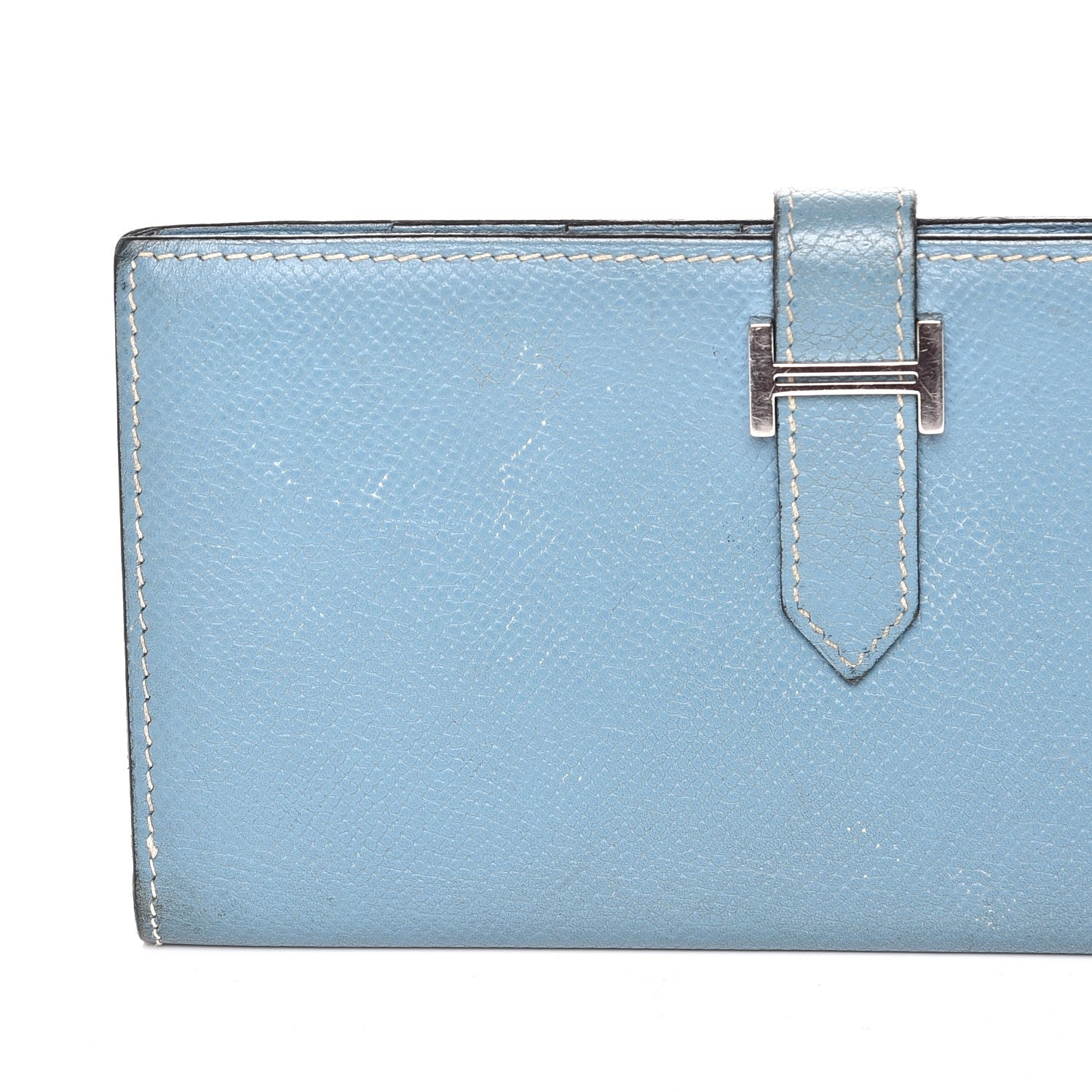 Hermes Epsom Bearn Wallet Blue Jean 9 of 13