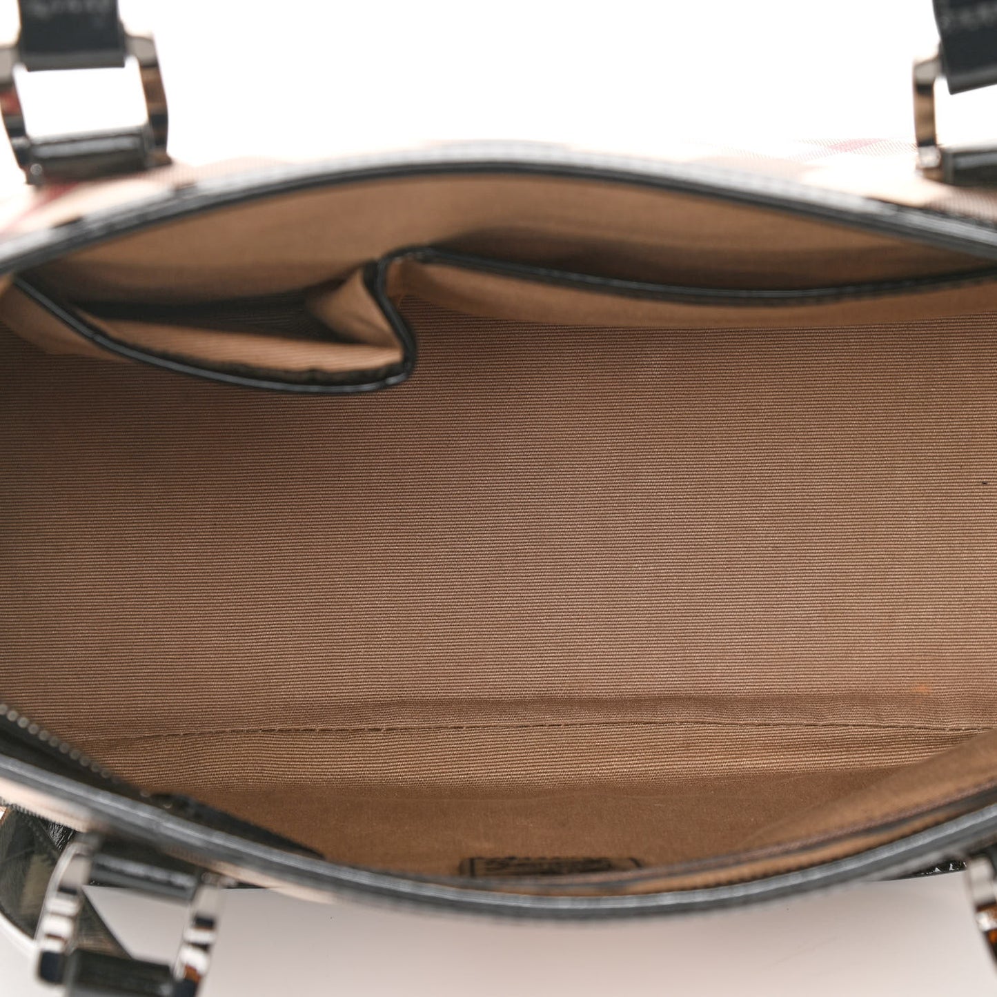 Supernova Check Small Nickie Tote Black