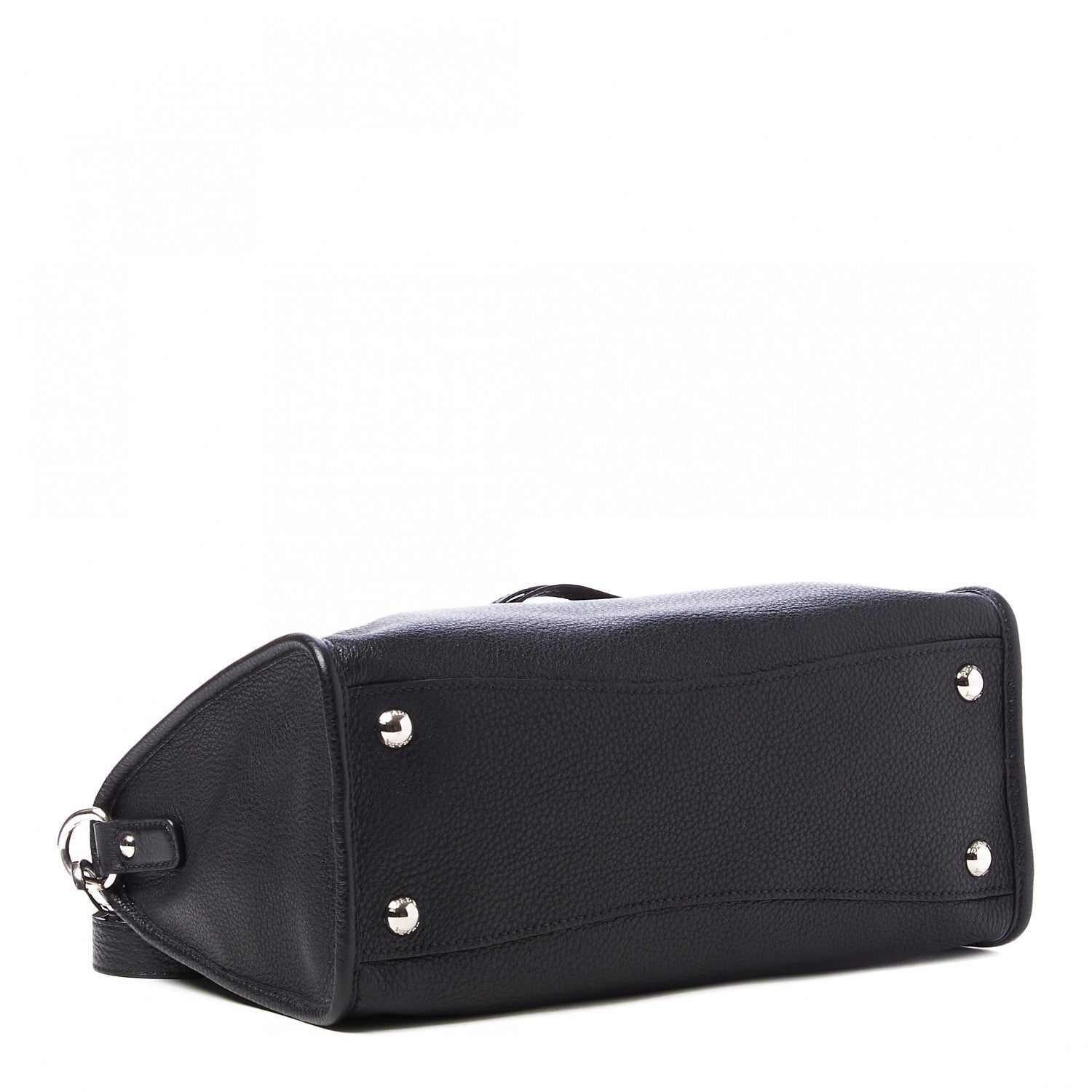 Prada Vitello Phenix Top Handle Shopping Satchel Black 3 of 8