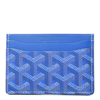 Goyard Goyardine Saint Sulpice Card Holder Sky Blue 1 of 8
