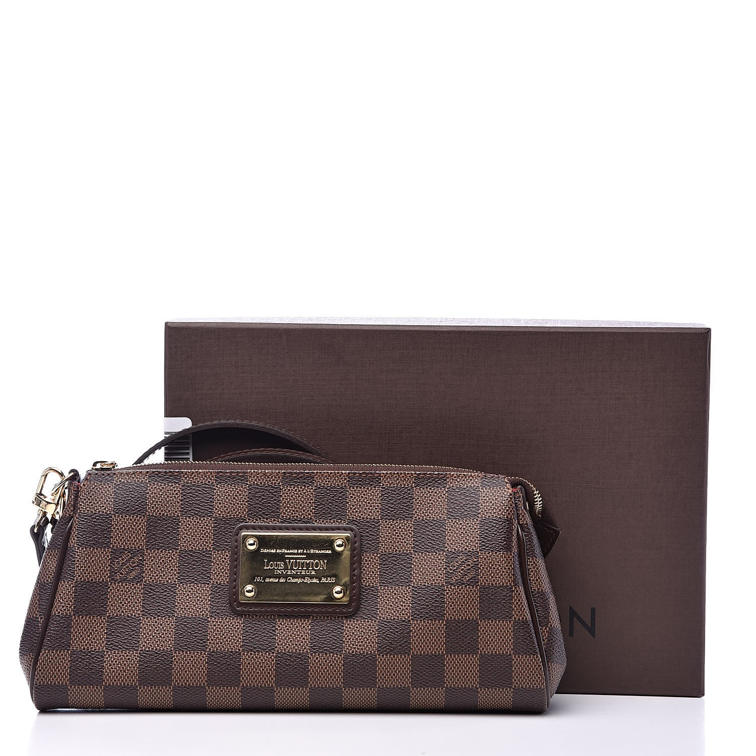 Louis Vuitton Damier Ebene Eva Clutch 10 of 10