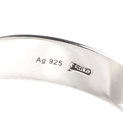 Gucci Sterling Silver Enamel Orso Ring 54 6.75 6 of 6