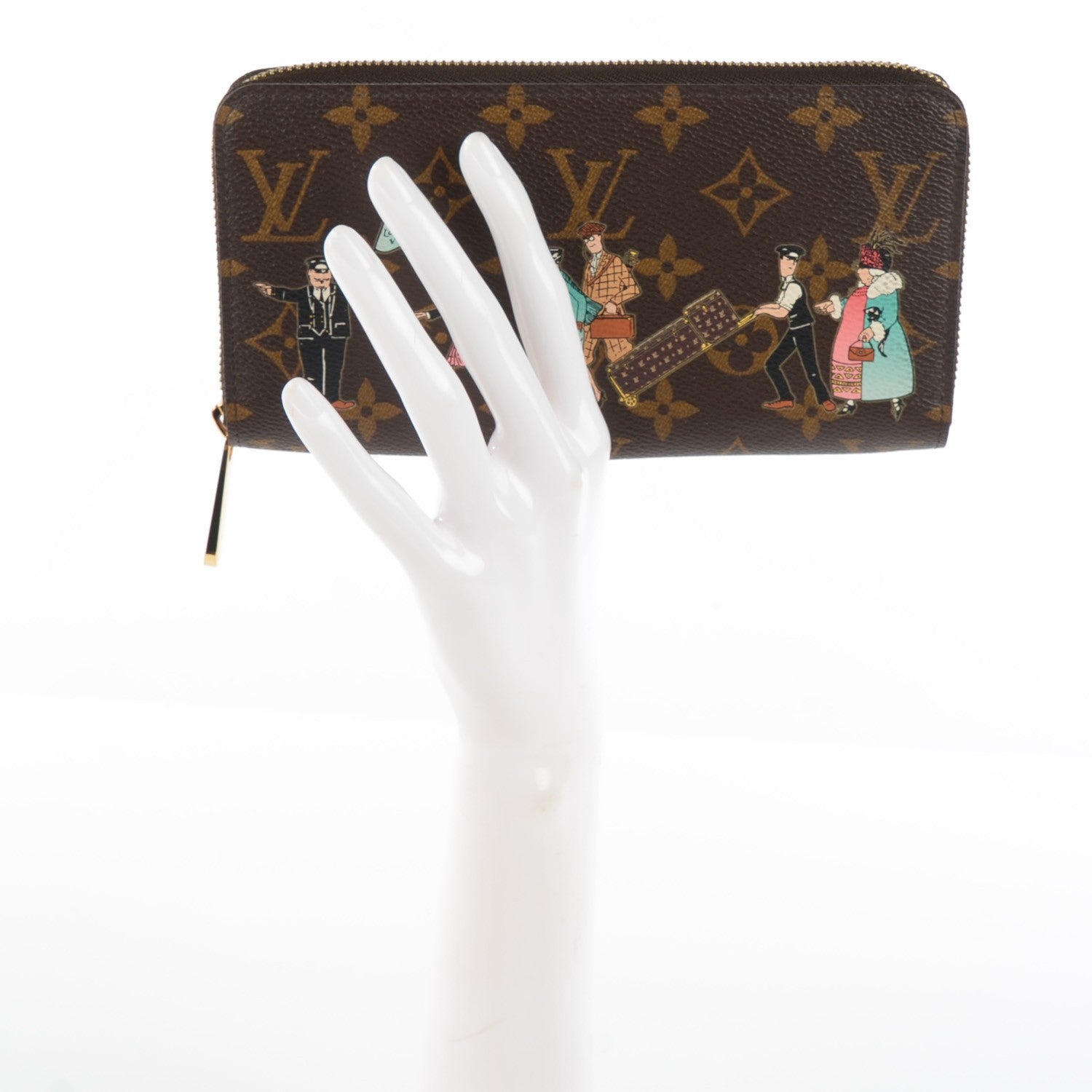 Louis Vuitton Monogram Illustre Zippy Wallet Rose 2 of 7