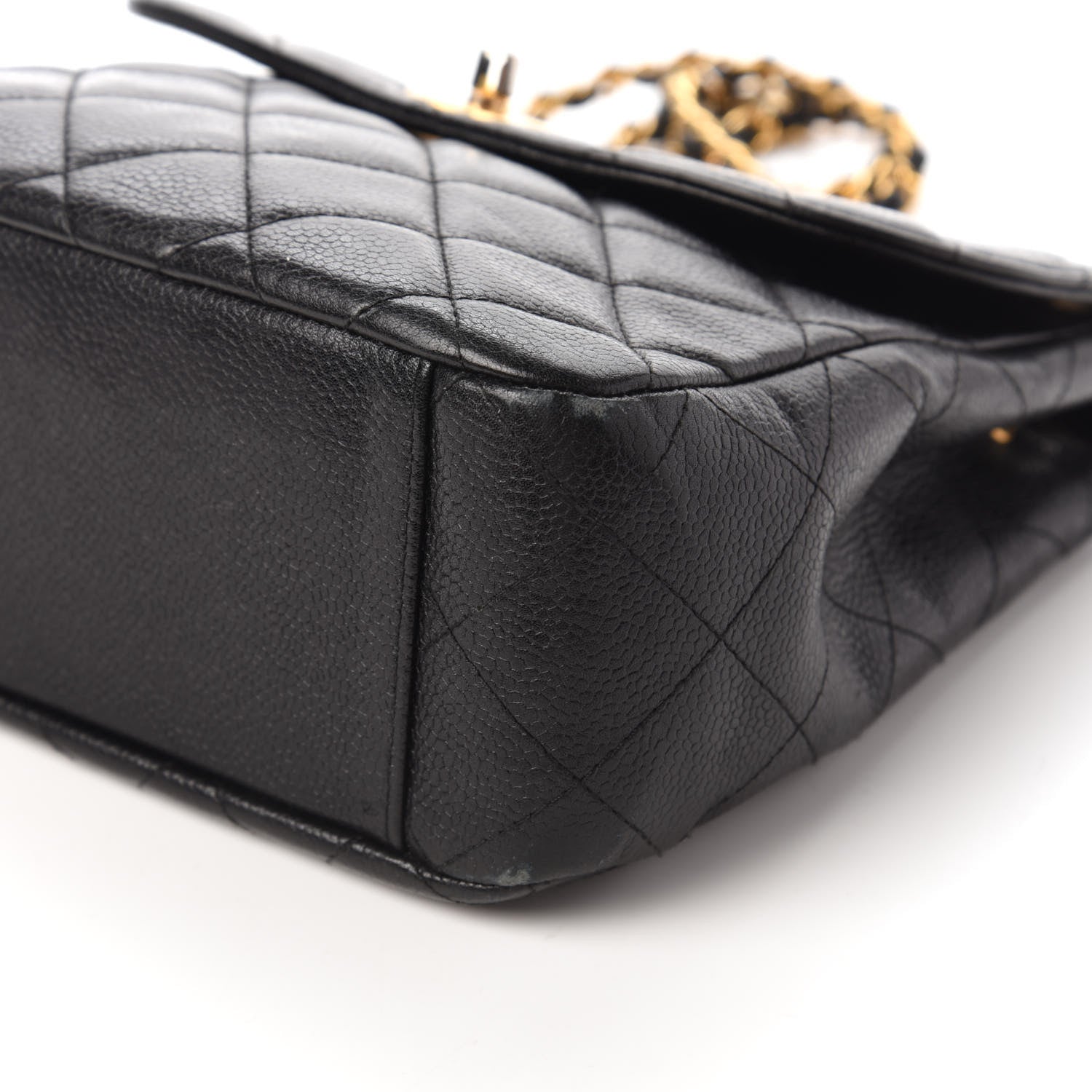 Chanel Caviar Quilted Small Single Flap Black 7 of 12