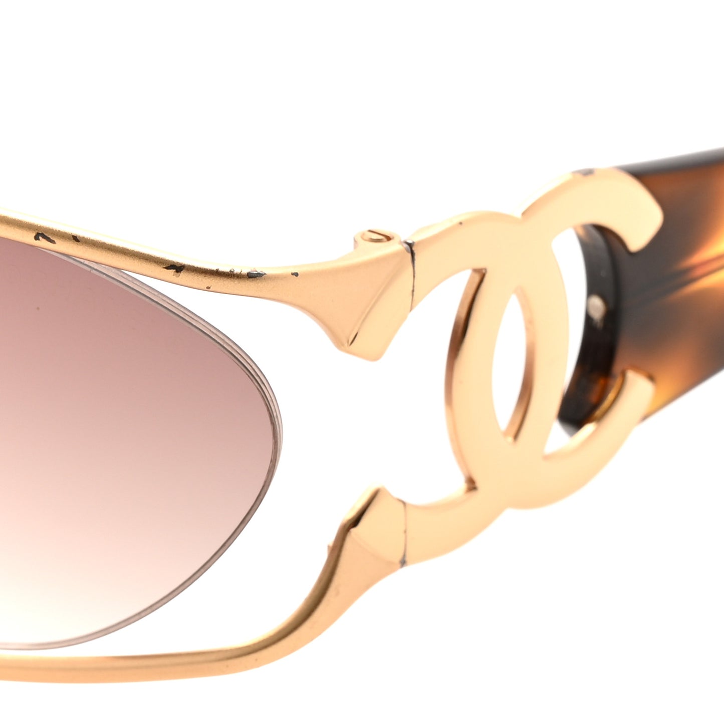 CC Logo Sunglasses 4023 Gold