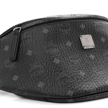 MCM Visetos Stark Belt Bag Black 9 of 11