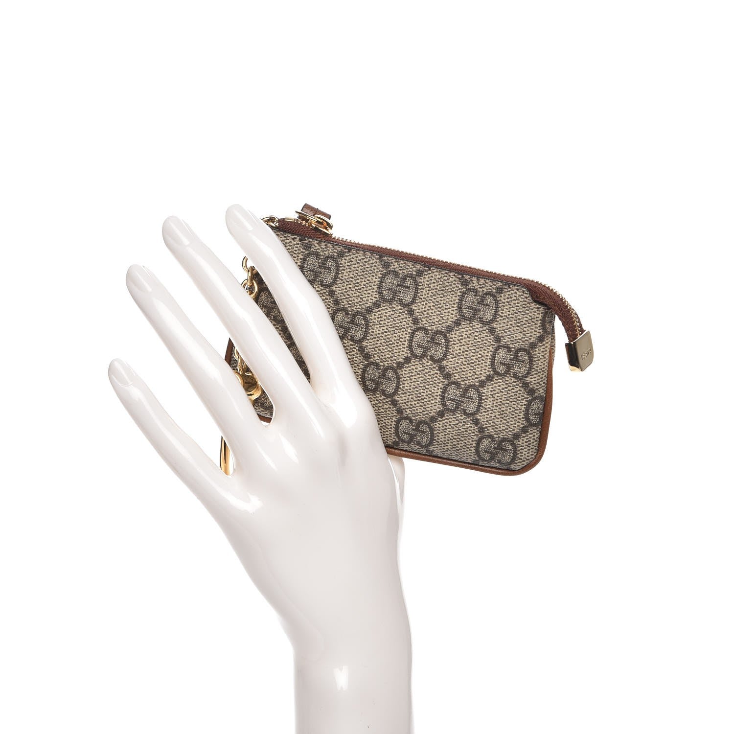 Gucci GG Supreme Monogram Key Case Brown 2 of 8