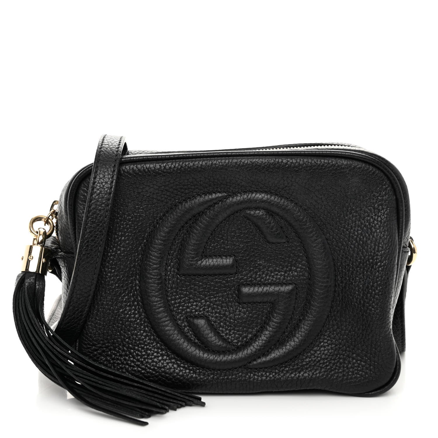 Gucci Pebbled Calfskin Small Soho Disco Bag Black 1 of 13