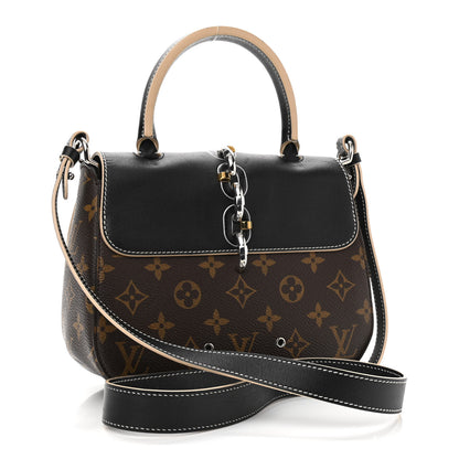 Louis Vuitton Calfskin Monogram Chain It Bag PM Black 4 of 12