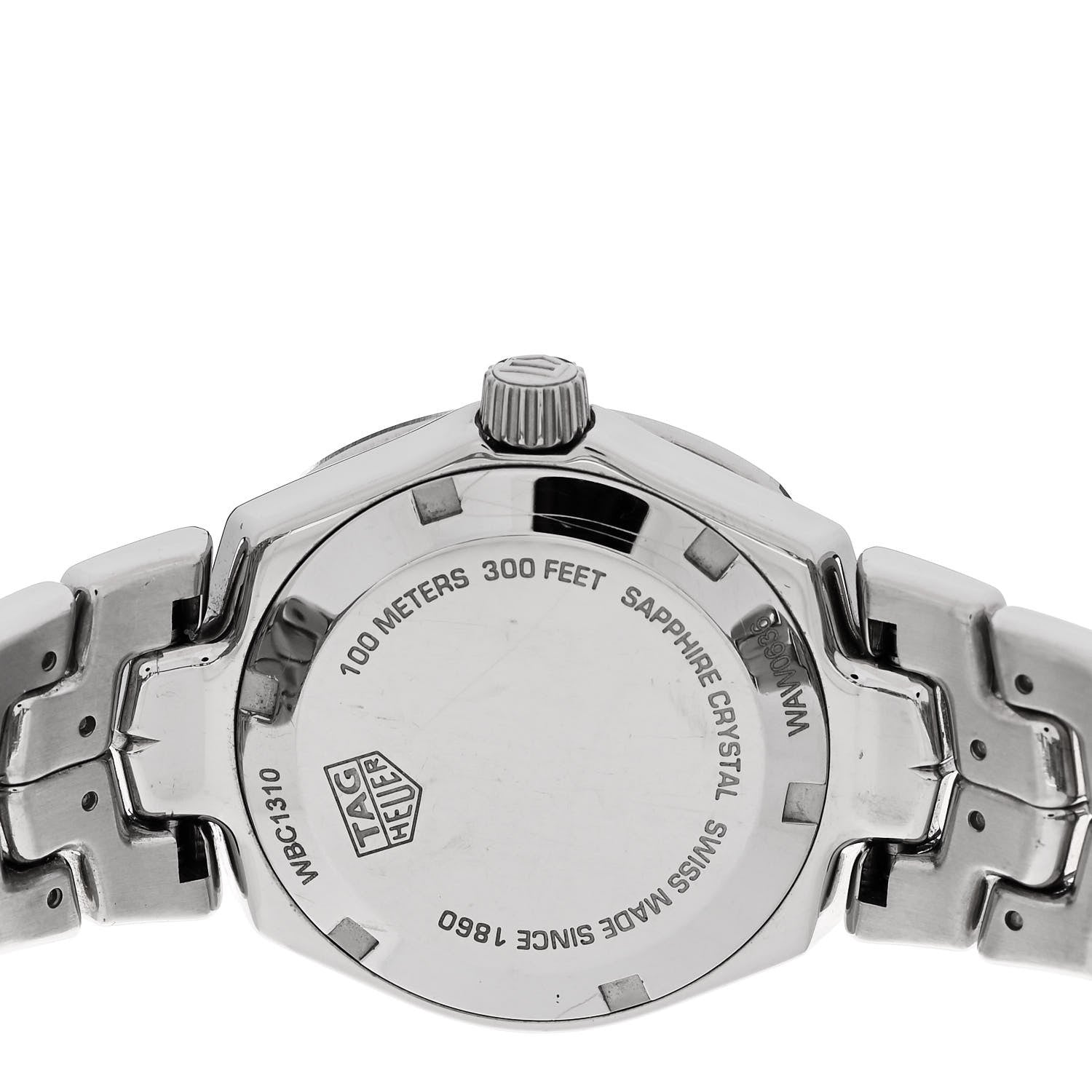 Tag Heuer Stainless Steel Mother of Pearl 32mm Link Lady Quartz Watch WBC1310 4 of 4