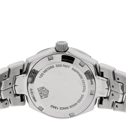 Tag Heuer Stainless Steel Mother of Pearl 32mm Link Lady Quartz Watch WBC1310 4 of 4