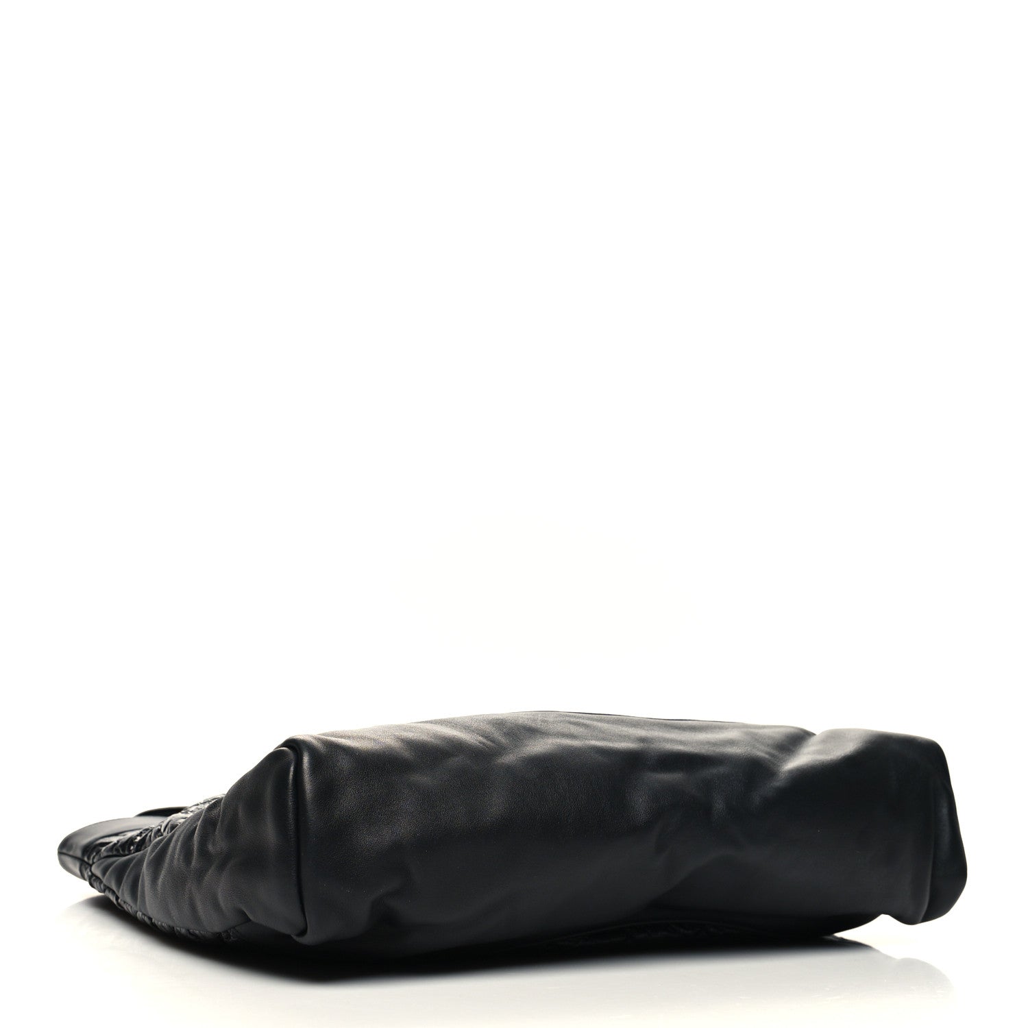 Chanel Crumpled Calfskin Quilted 31 Large Shopping Bag Black 4 of 10