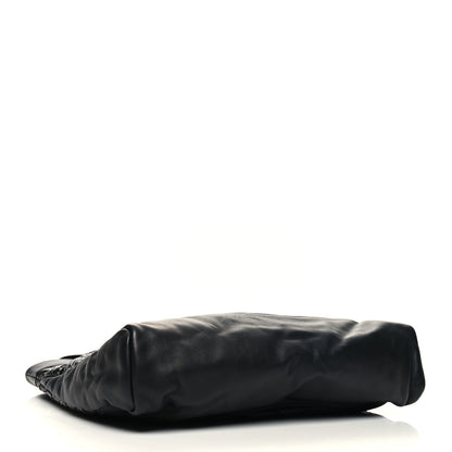Chanel Crumpled Calfskin Quilted 31 Large Shopping Bag Black 4 of 10
