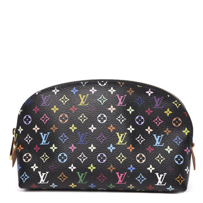 Louis Vuitton Monogram Multicolor Cosmetic Pouch Black Grenade 1 of 8