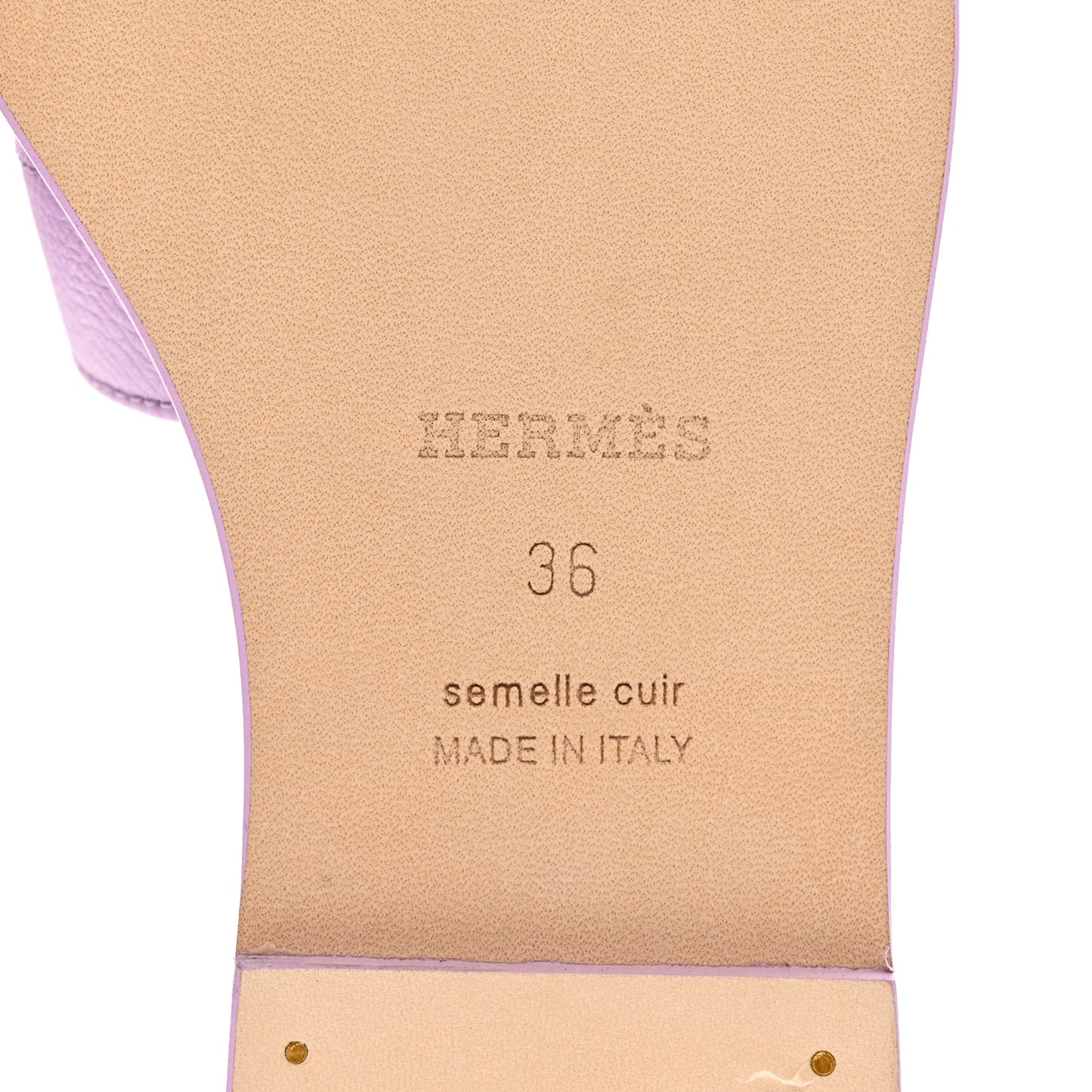 Epsom Oran Sandals 36 Violet Amethyst