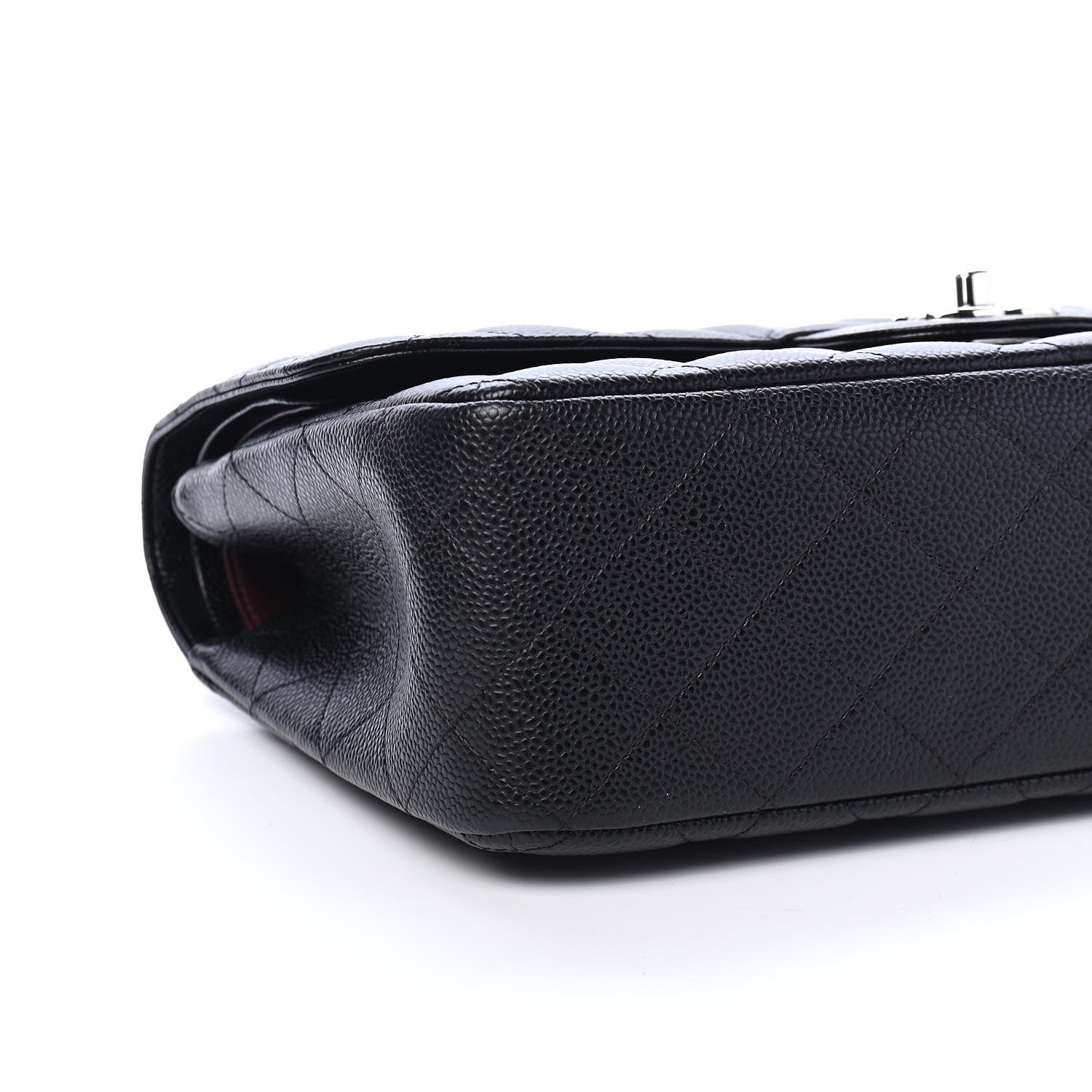 Chanel Caviar Quilted Jumbo Double Flap Black 8 of 9