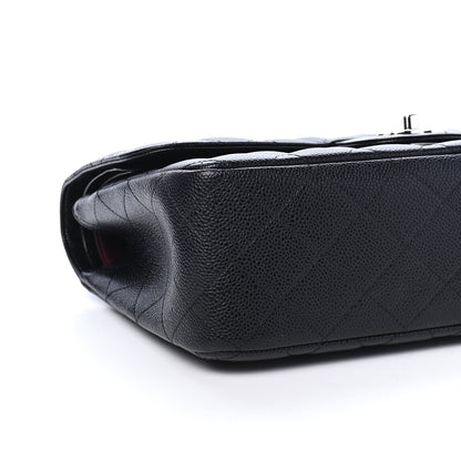 Chanel Caviar Quilted Jumbo Double Flap Black 8 of 9