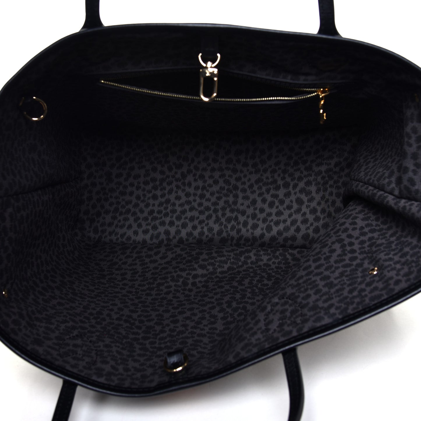 Monogram Giant Wild At Heart Neverfull MM Black