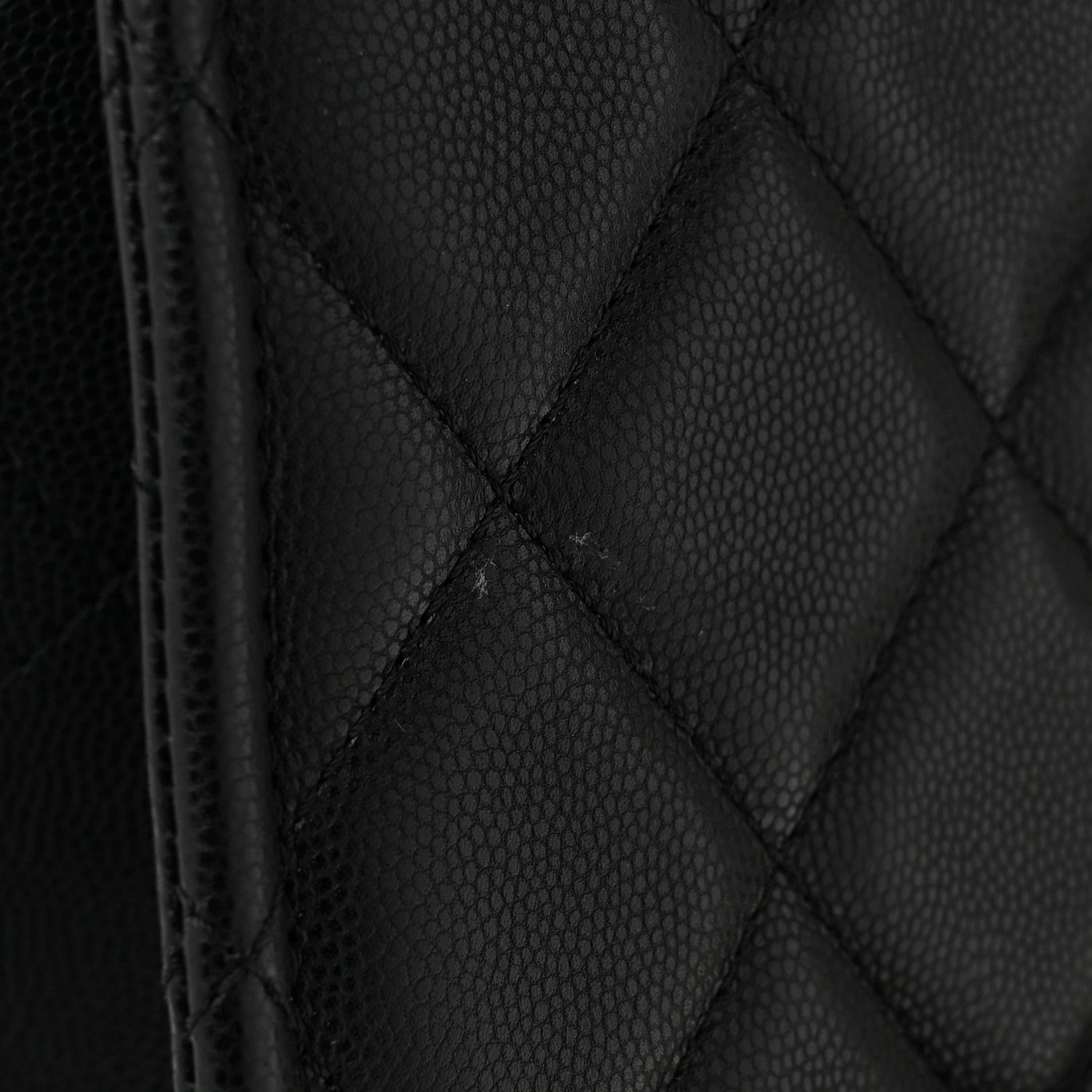Chanel Caviar Quilted Sweet Vertical Shopping Tote Black 11 of 12