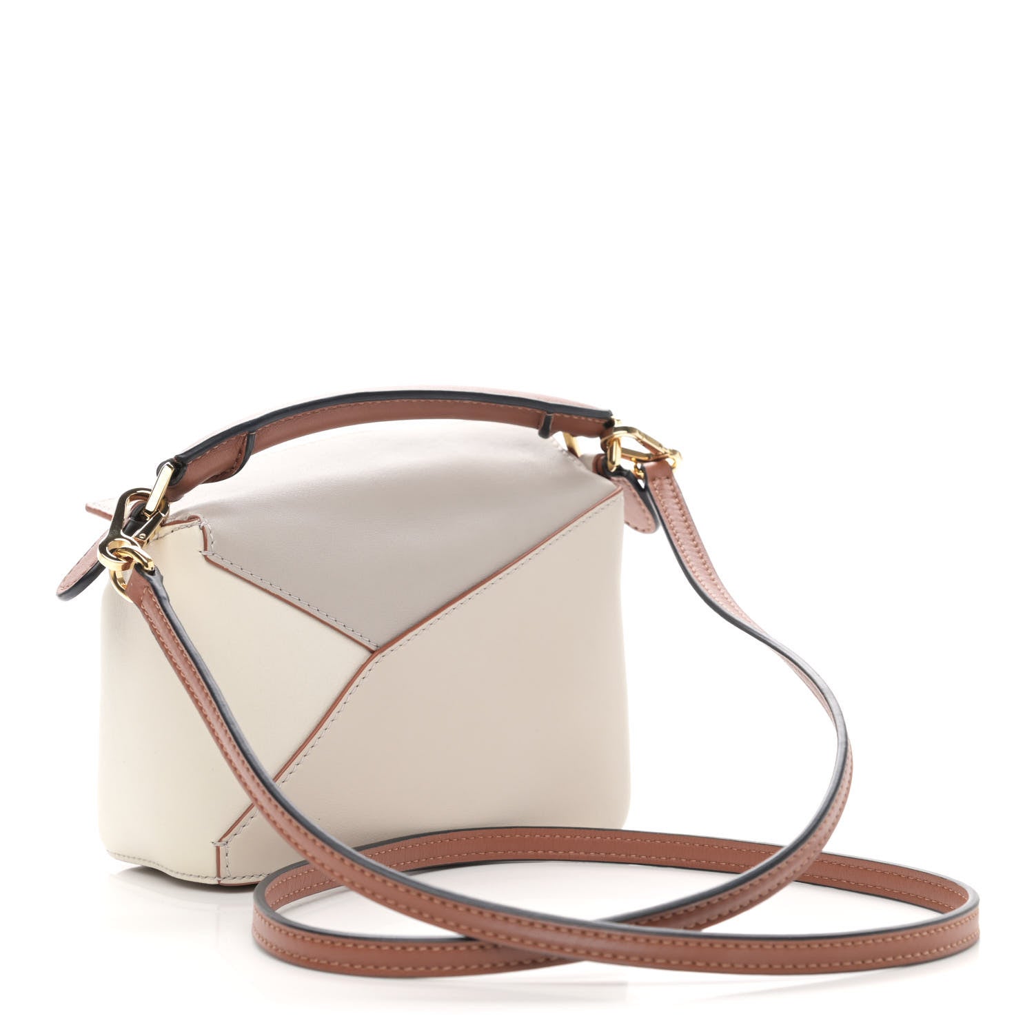Loewe Calfskin Mini Puzzle Edge Bag Ghost Soft White 3 of 11