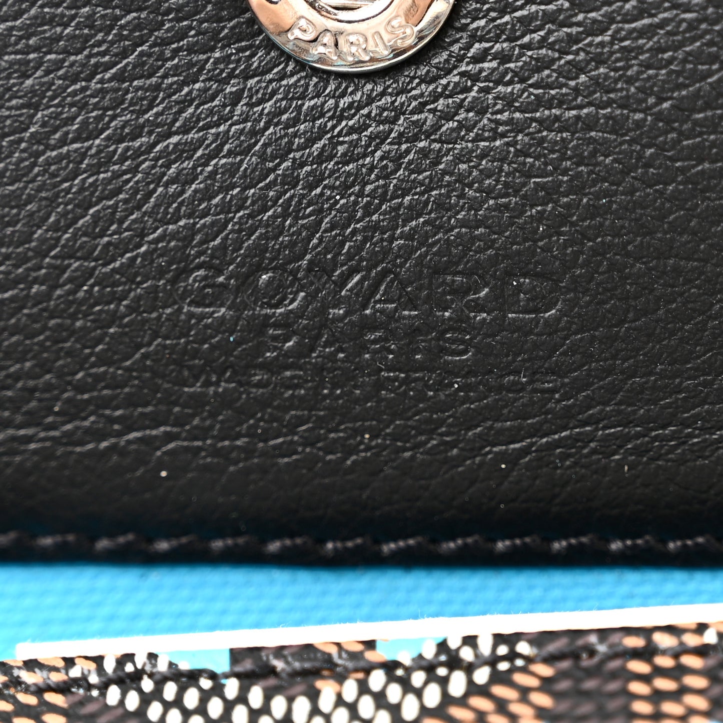 Goyardine Saint Louis Claire Voie PM Black Blue