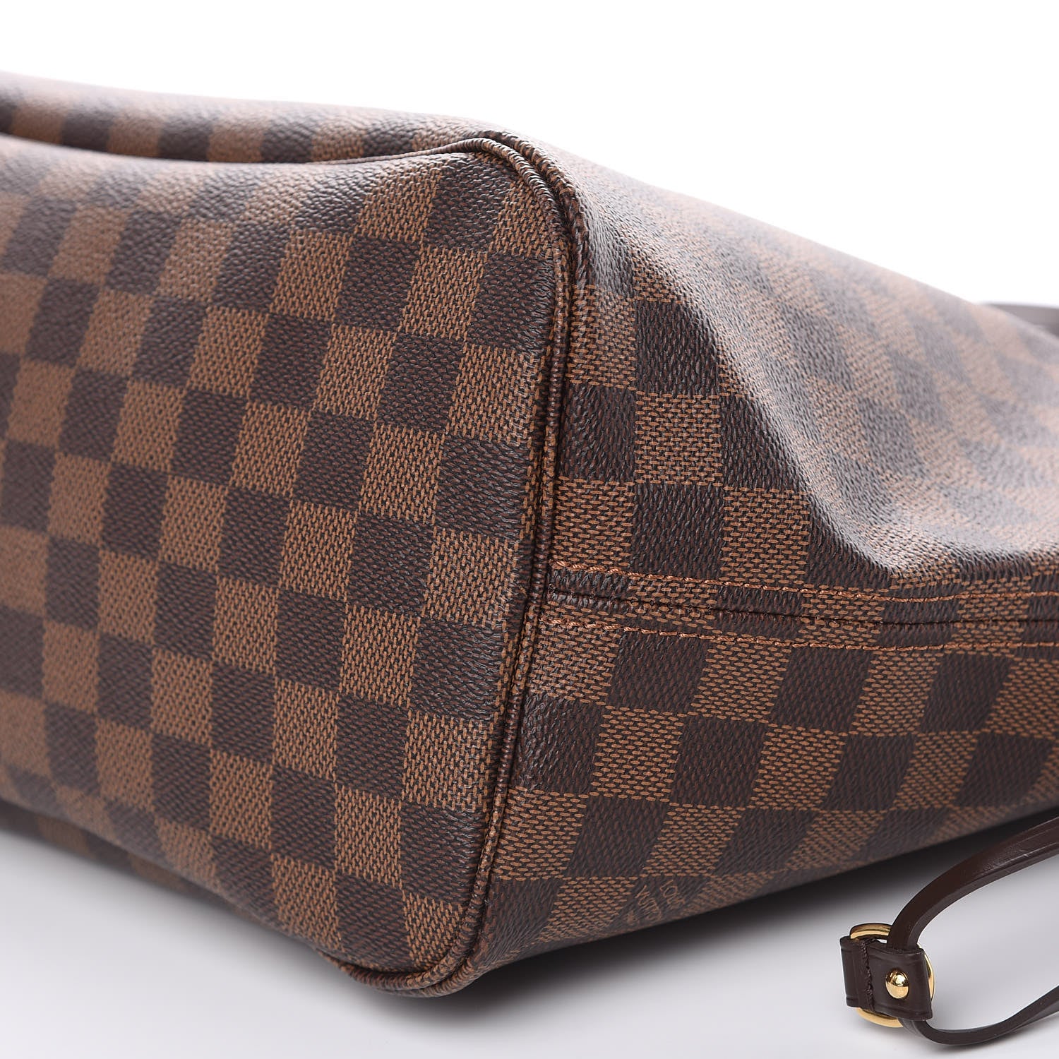 Louis Vuitton Damier Ebene Neo Neverfull MM Rose Ballerine 10 of 11