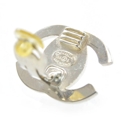 Chanel CC Turnlock Clip On Earrings Silver 3 of 3