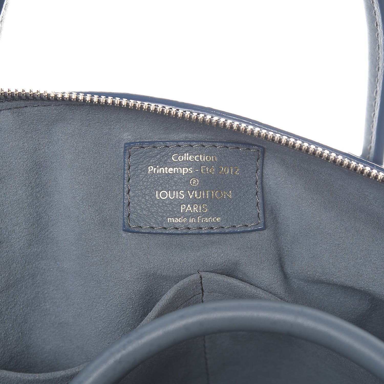 Louis Vuitton Denim Speedy Round GM Blue 6 of 14