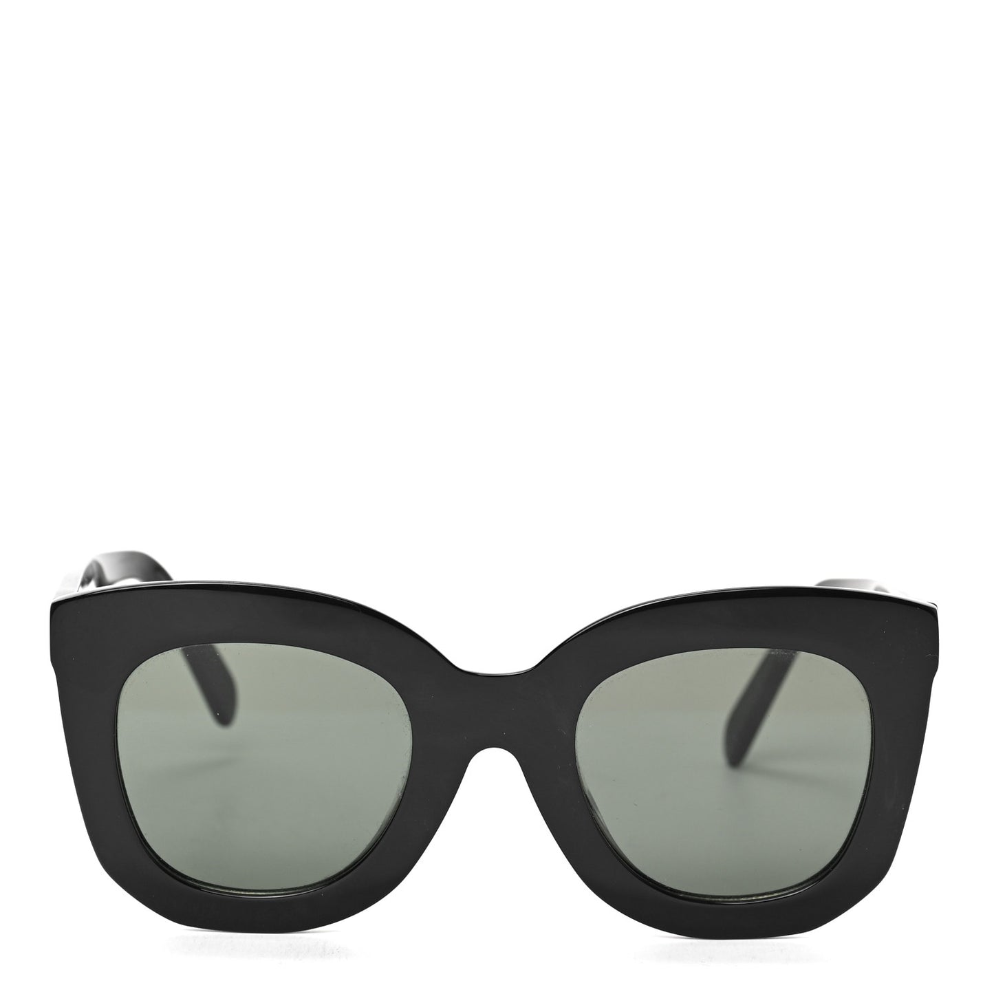 Oversized Round Sunglasses CL4005FN Black