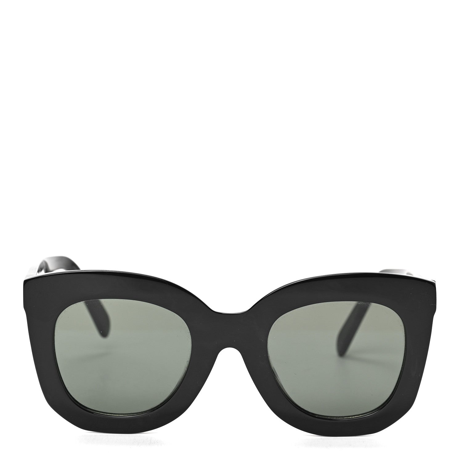 Celine Oversized Round Sunglasses CL4005FN Black 2 of 6