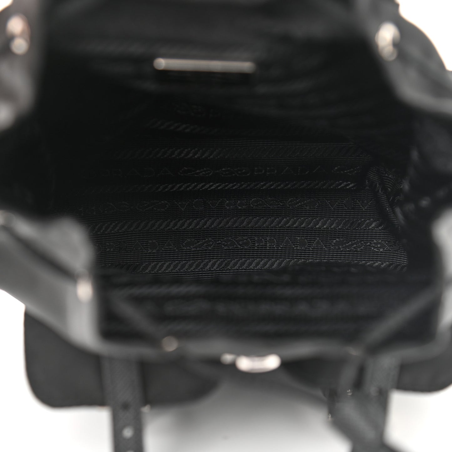 Nylon Vela Mini Crossbody Backpack Black