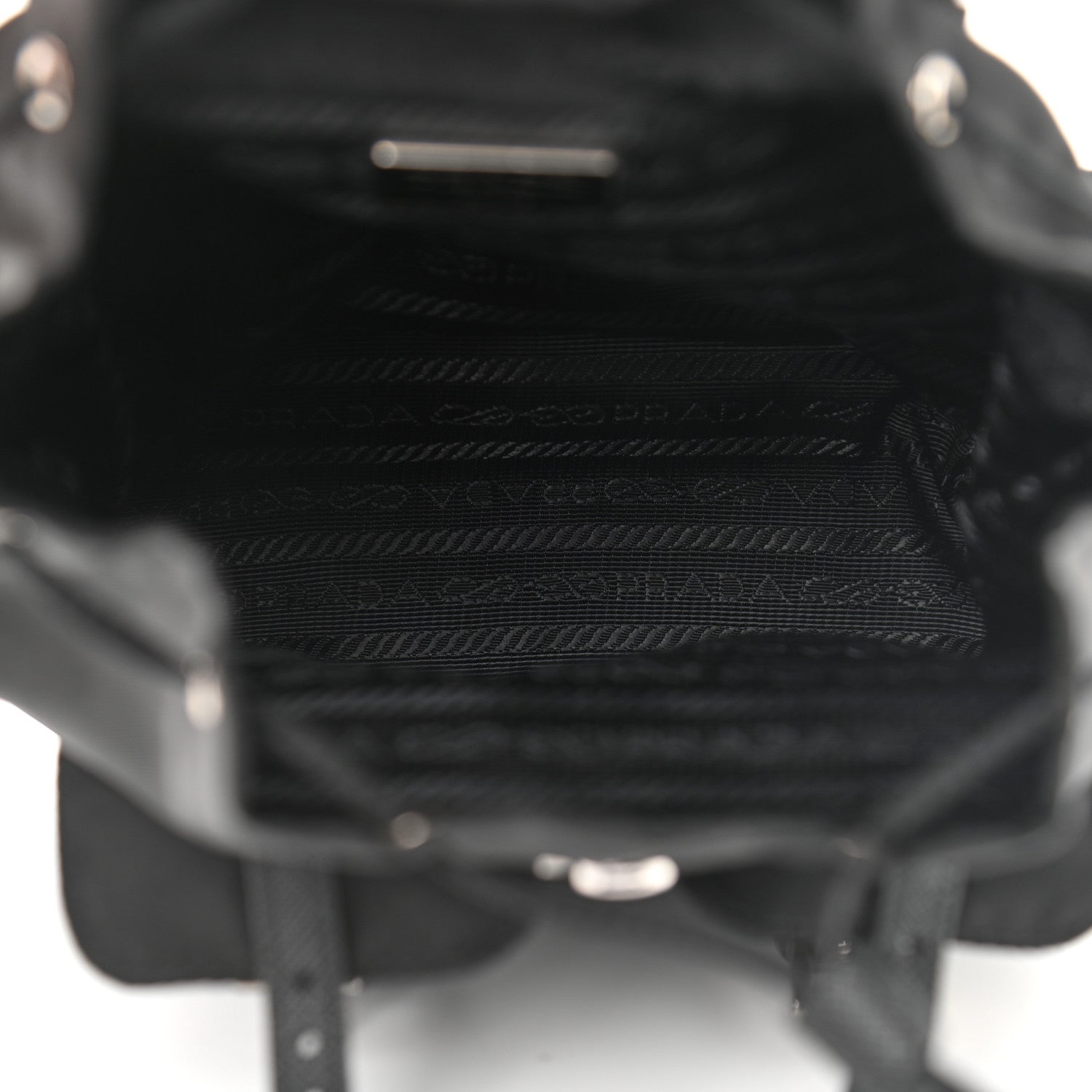 Prada Nylon Vela Mini Crossbody Backpack Black 5 of 11