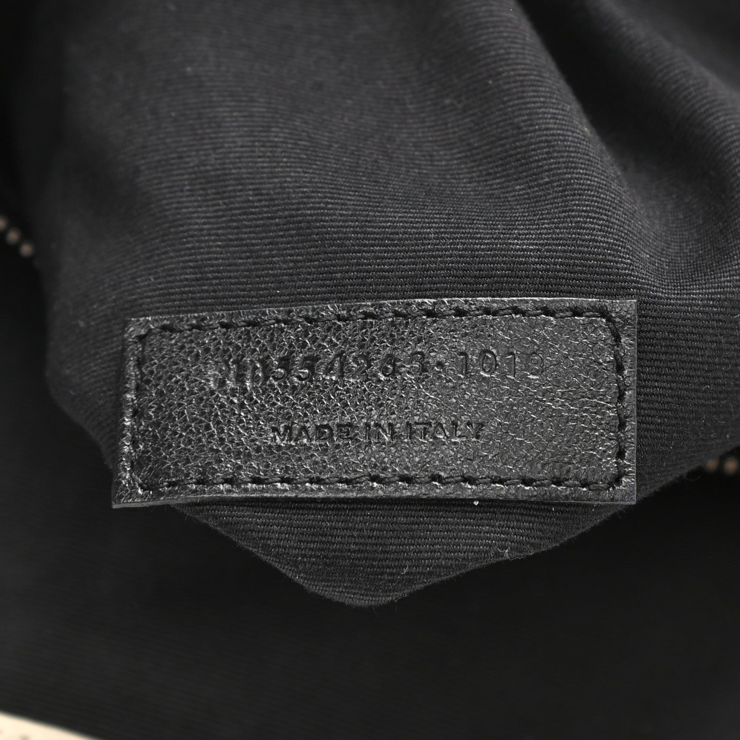 Saint Laurent Vintage Lambskin Chevron Monogram Large Nolita Crema Soft 6 of 15