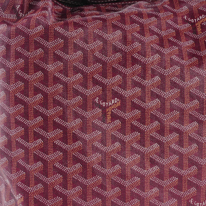 Goyard Goyardine Fidji Zip Hobo Burgundy 5 of 11