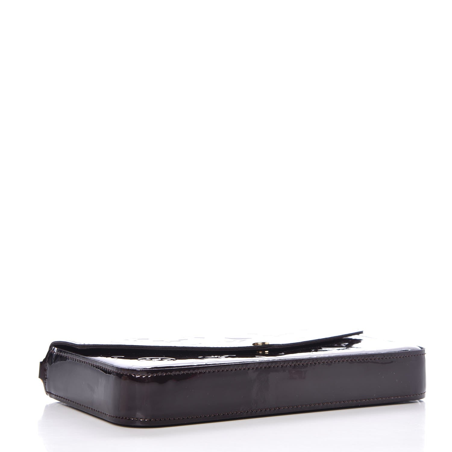 Louis Vuitton Vernis Pochette Felicie Chain Wallet Amarante 4 of 8