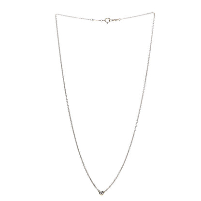 Tiffany 18K Yellow Gold Diamond .07ct Elsa Peretti Diamonds by the Yard Pendant Necklace 3 of 7