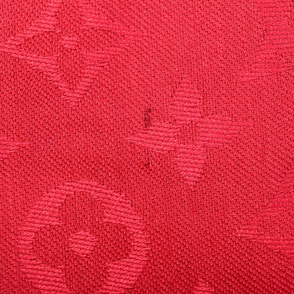 Louis Vuitton Silk Wool Monogram Shawl Pomme D'Amour 8 of 8