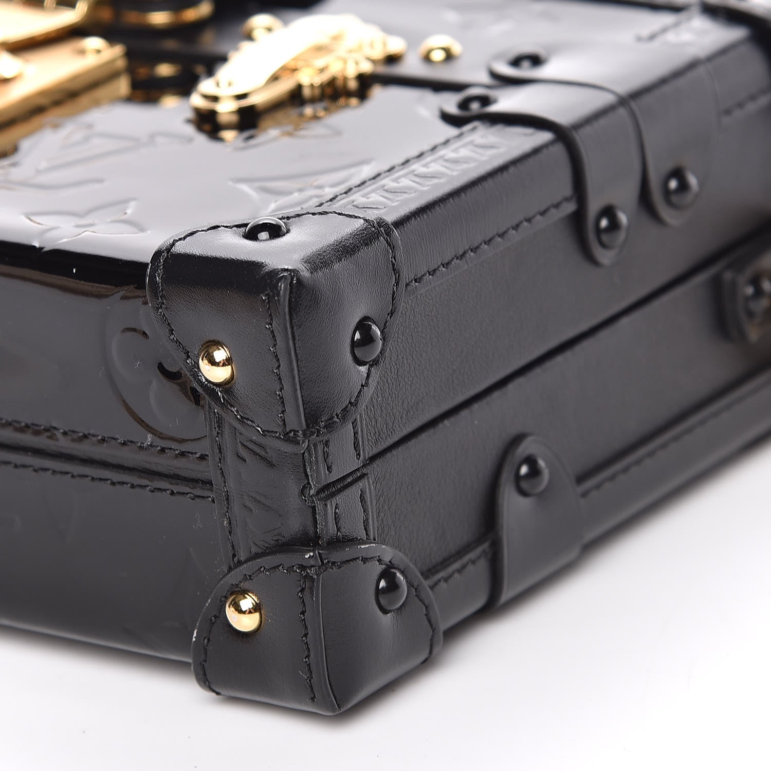 Louis Vuitton Vernis Petite Malle Black 9 of 9