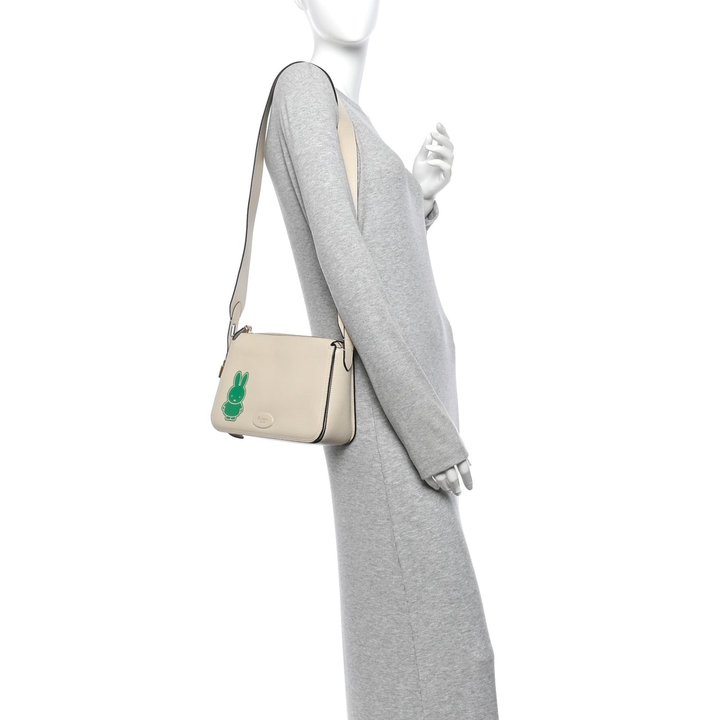 X MIFFY Small Classic Grain Billie Crossbody Bag Chalk