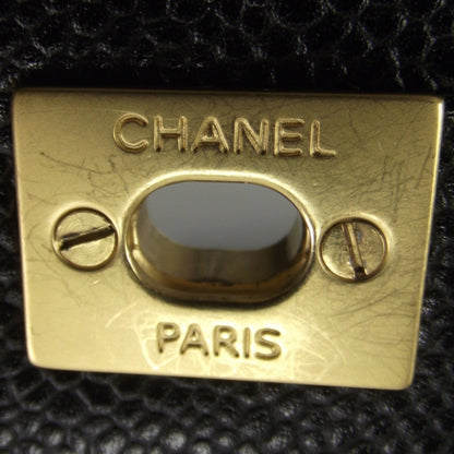 Chanel Caviar Chain Satchel Black 8 of 12