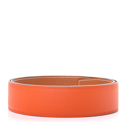Hermes Epsom 42mm Belt Strap 85 Orange Gold 2 of 6
