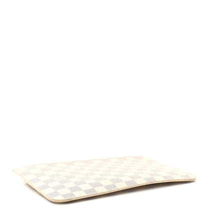 Louis Vuitton Damier Azur Neverfull MM GM Pochette Rose Ballerine 4 of 9