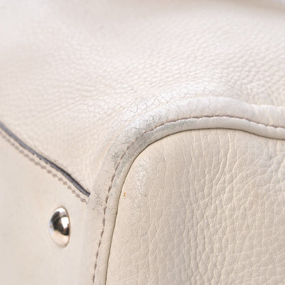 Gucci Pebbled Calfskin Small Soho Top Handle Bag Off White 11 of 11