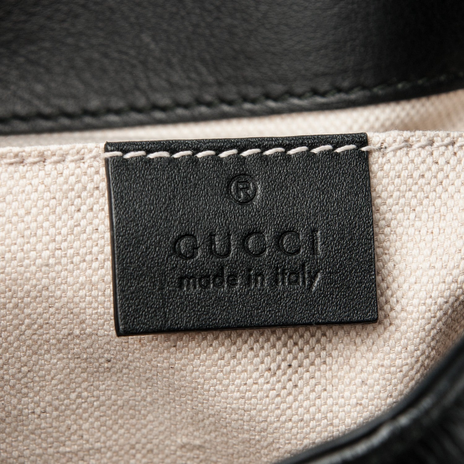Gucci Calfskin Web GG Marmont Flap Chain Backpack Black 6 of 8