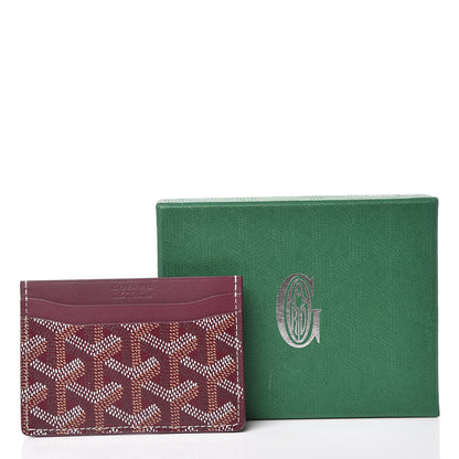 Goyard Goyardine Saint Sulpice Card Holder Bordeaux 7 of 7