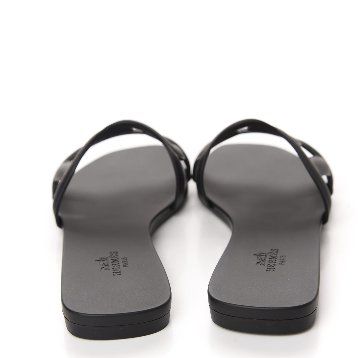 Rubber Aloha Sandals 37 Black